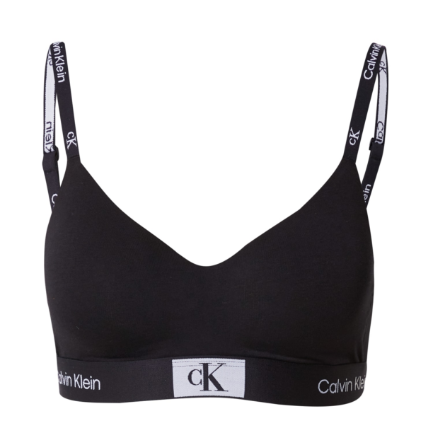 Calvin Klein Underwear Sutien  negru / alb murdar