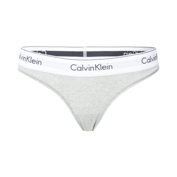 Calvin Klein Underwear Tanga  gri amestecat / negru / alb