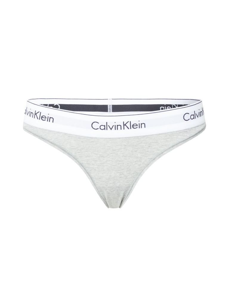 Calvin Klein Underwear Tanga  gri amestecat / negru / alb