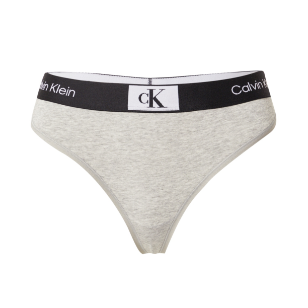 Calvin Klein Underwear Tanga  gri deschis / negru / alb