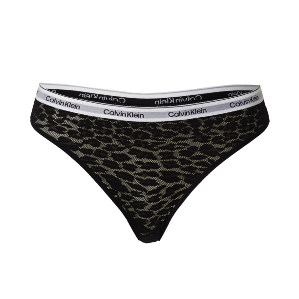 Calvin Klein Underwear Tanga  negru / alb