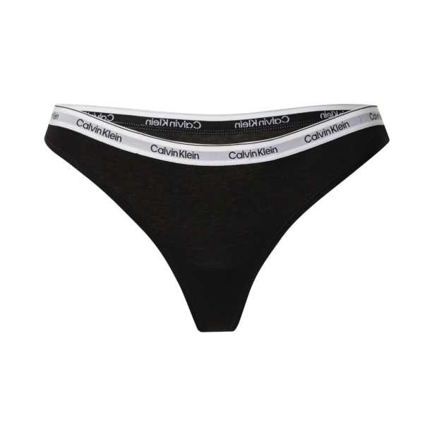 Calvin Klein Underwear Tanga  negru / alb