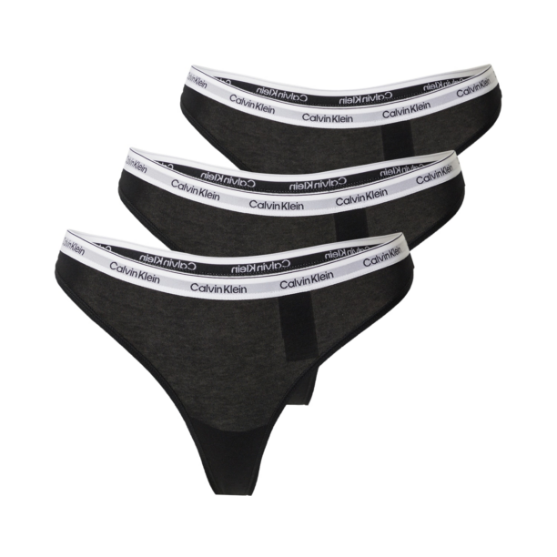 Calvin Klein Underwear Tanga  negru / alb