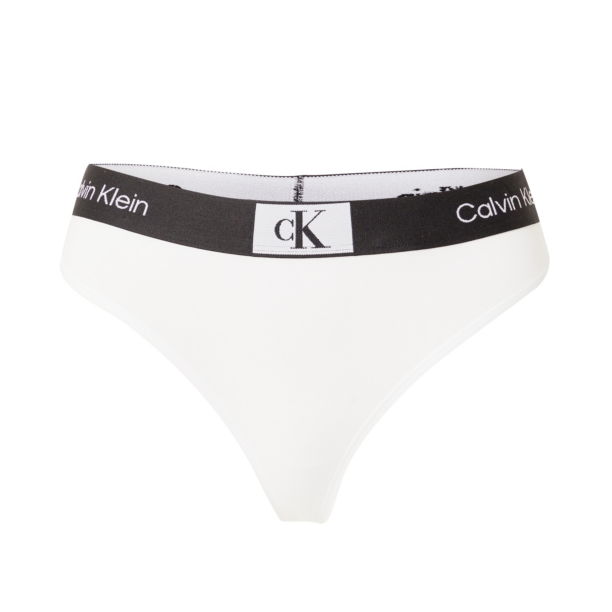 Calvin Klein Underwear Tanga  negru / alb