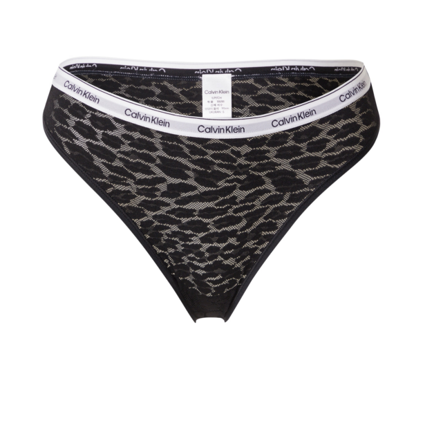 Calvin Klein Underwear Tanga  negru / alb murdar