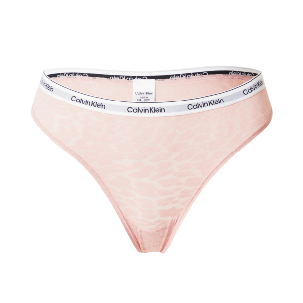 Calvin Klein Underwear Tanga  roz pudră / negru / alb murdar