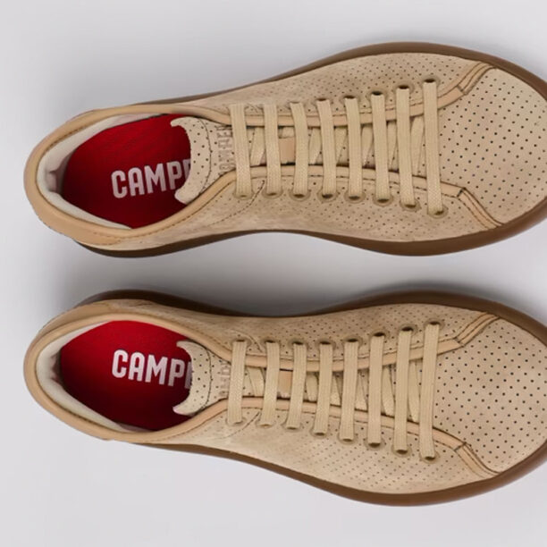 Camper Pelotas Soller Beige Nubuck/Leather preţ