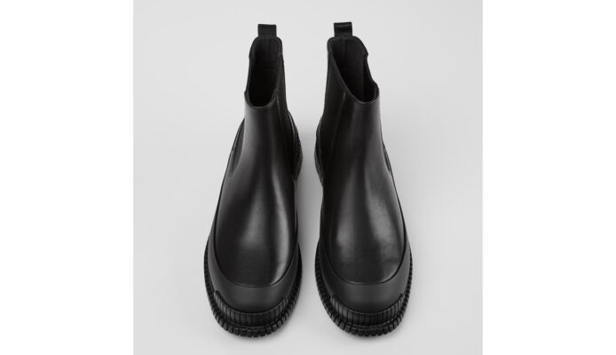 Camper Pix Leather Black Boots preţ