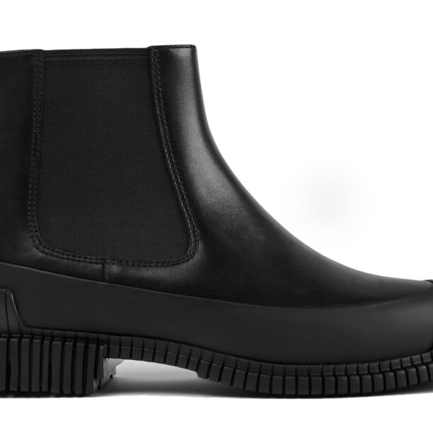 Camper Pix Leather Black Boots