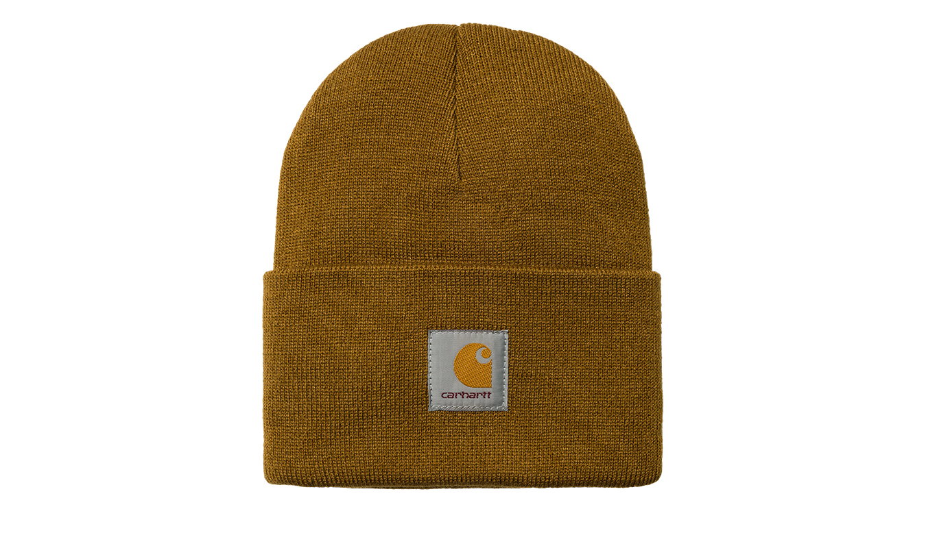 Carhartt WIP Acrylic Watch Hat Hamilton Brown