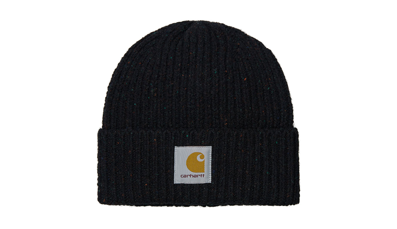 Carhartt WIP Anglistic Beanie Speckled Black
