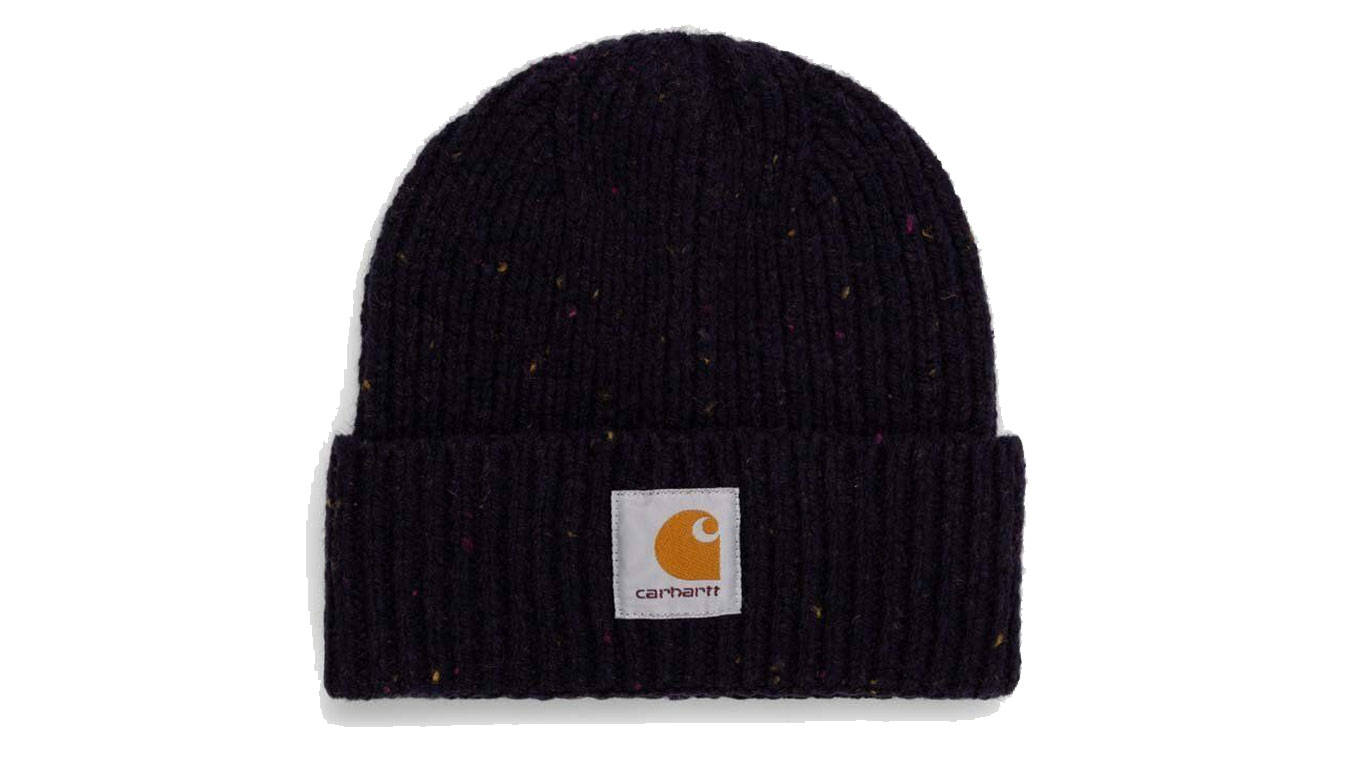 Carhartt WIP Anglistic Beanie Speckled Dark Navy