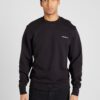 Carhartt WIP Bluză de molton  negru / alb