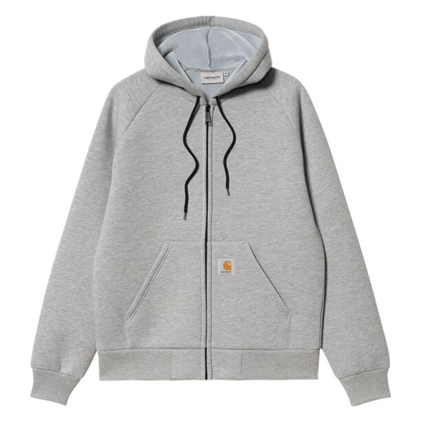 Carhartt WIP Car-Lux Hooded Jacket Grey Heather