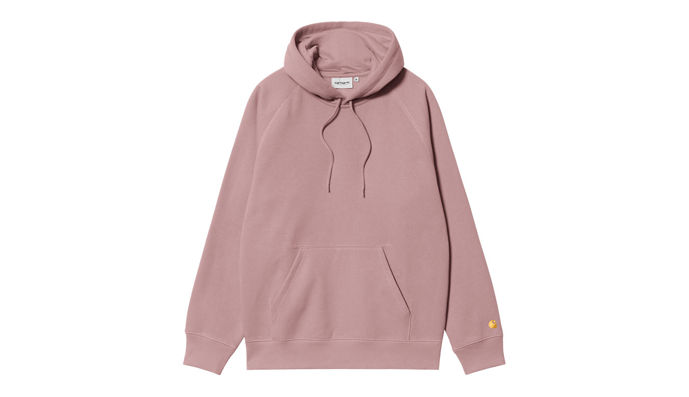 Carhartt WIP Carhartt Hooded Chase Sweat Glassy Pink