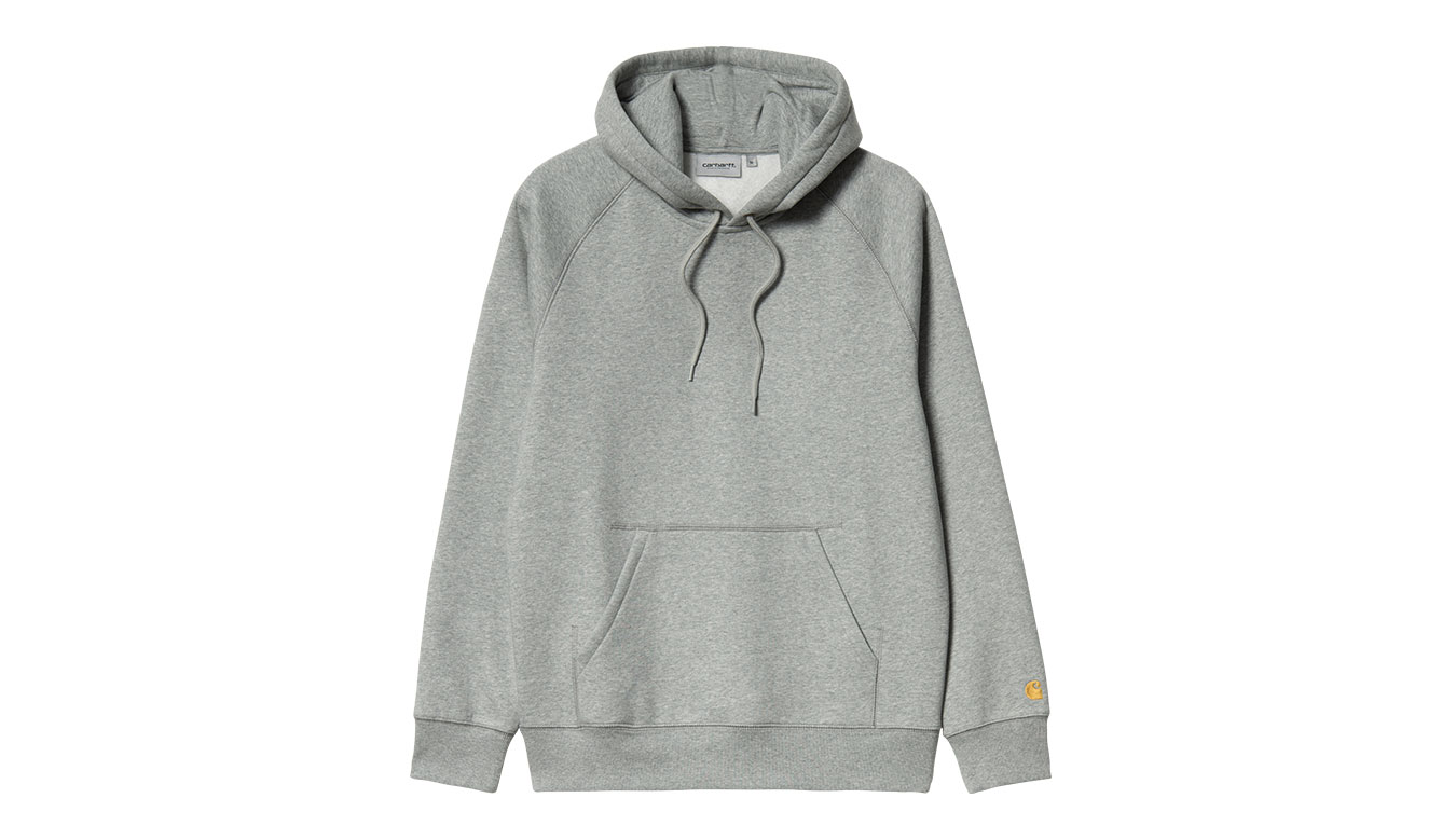 Carhartt WIP Carhartt Hooded Chase Sweat Grey Heather