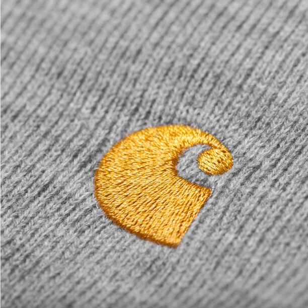 Carhartt WIP Chase Beanie Grey Heather / Gold preţ