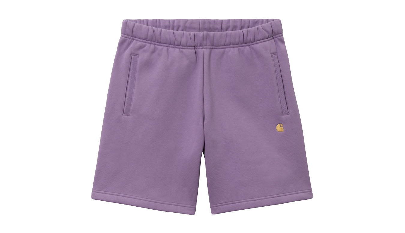 Carhartt WIP Chase Sweat Short Violanda Gold