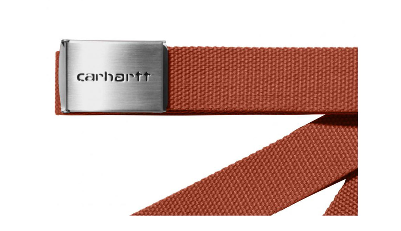 Carhartt WIP Clip Belt Chrome