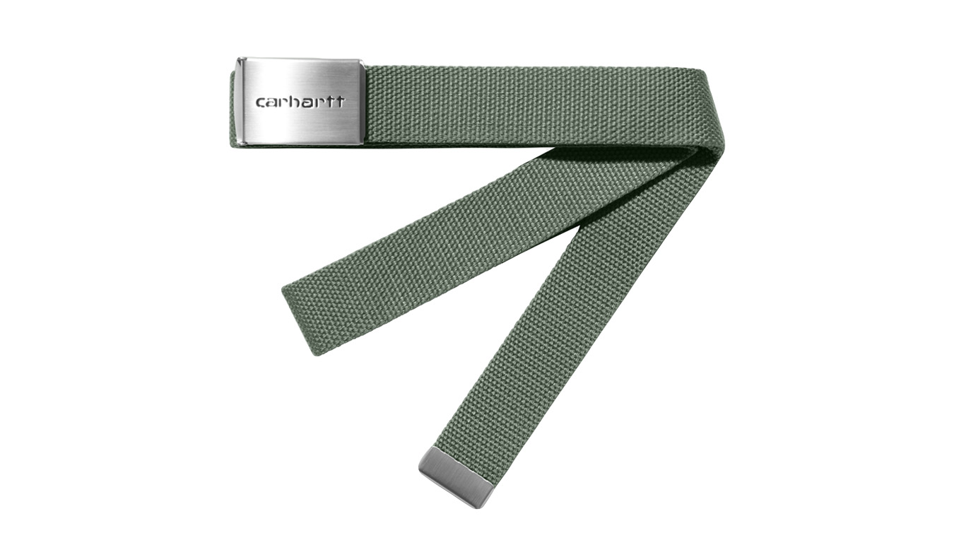 Carhartt WIP Clip Belt Chrome