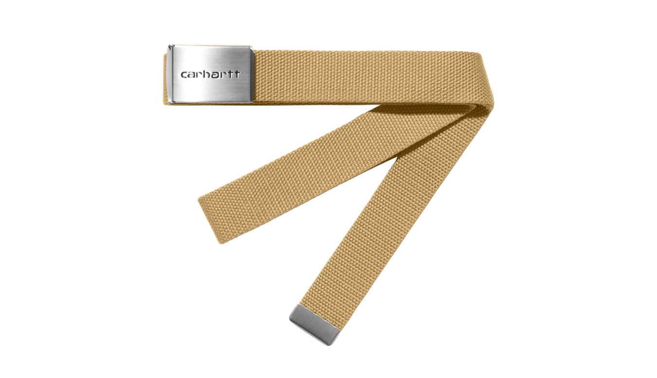Carhartt WIP Clip Belt Chrome