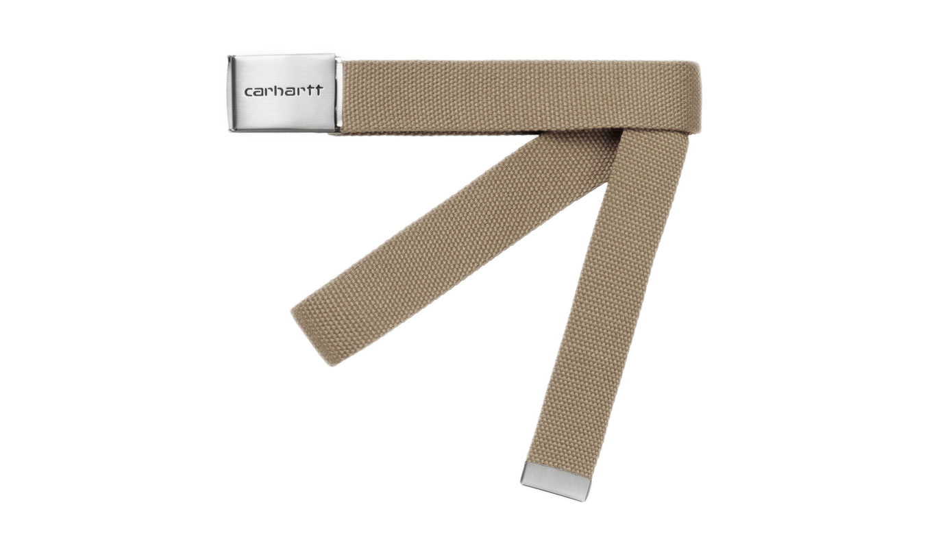 Carhartt WIP Clip Belt Chrome