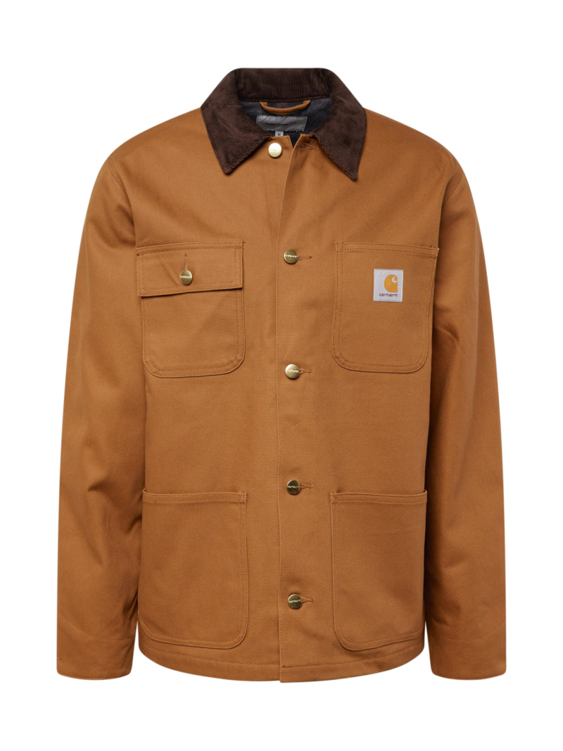 Carhartt WIP Geacă de primăvară-toamnă 'Michigan'  maro caramel / ciocolatiu