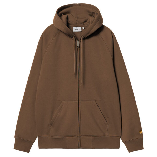 Carhartt WIP Hooded Chase Jacket Chocolate