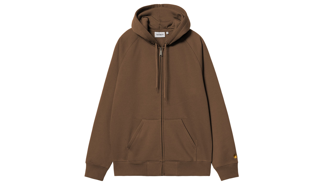 Carhartt WIP Hooded Chase Jacket Chocolate