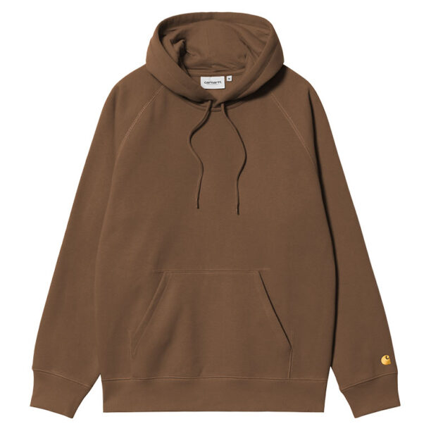 Carhartt WIP Hooded Chase Sweat Chocolate