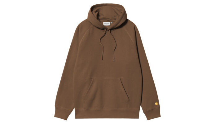 Carhartt WIP Hooded Chase Sweat Chocolate