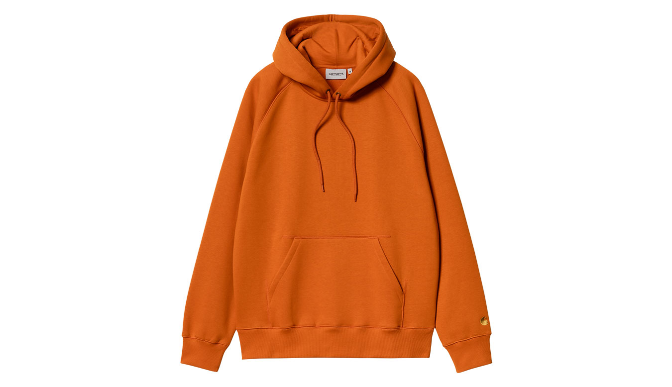 Carhartt WIP Hooded Chase Sweat Turmeric