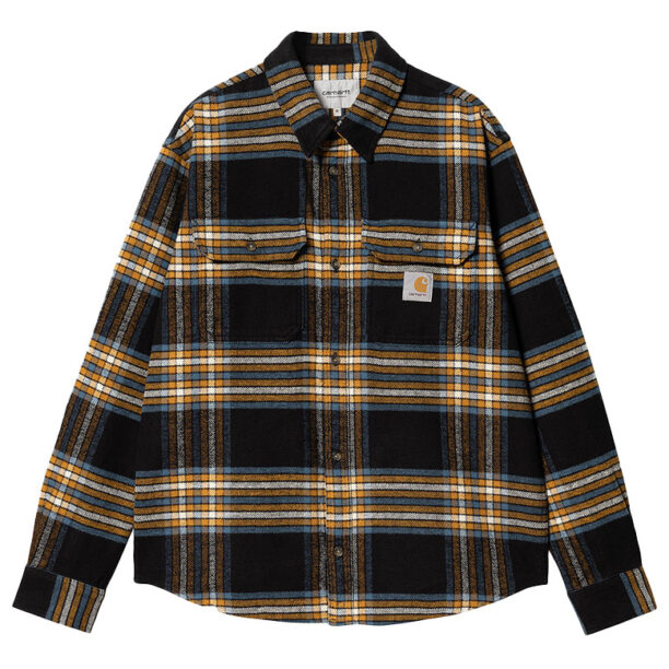 Carhartt WIP L/S Hawkins Shirt Black