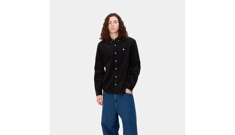 Cumpăra Carhartt WIP L/S Madison Cord Shirt Black Wax