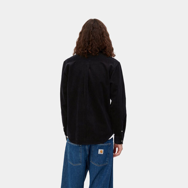 Preţ Carhartt WIP L/S Madison Cord Shirt Black Wax