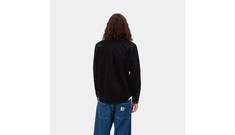 Preţ Carhartt WIP L/S Madison Cord Shirt Black Wax