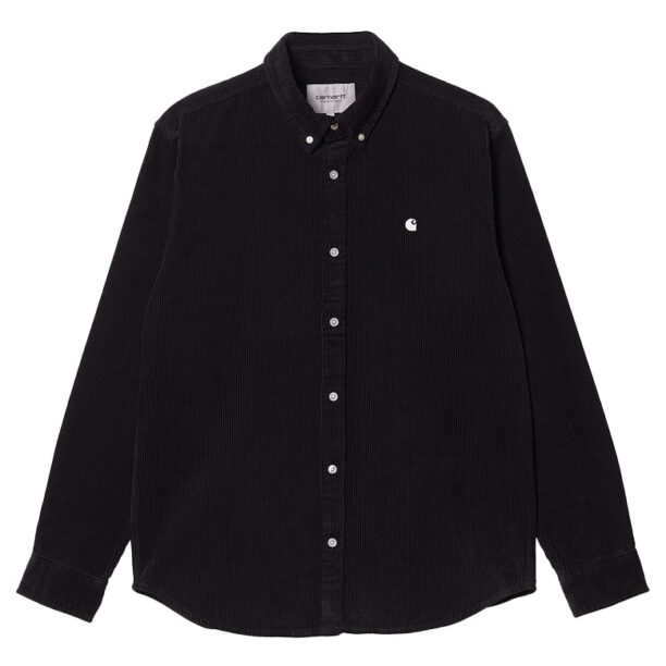 Carhartt WIP L/S Madison Cord Shirt Black Wax