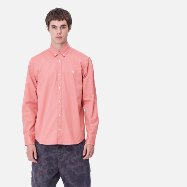 Preţ Carhartt WIP L/S Madison Cord Shirt Dusty Rose