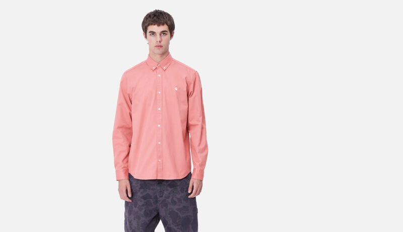 Preţ Carhartt WIP L/S Madison Cord Shirt Dusty Rose