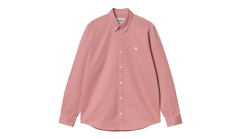 Carhartt WIP L/S Madison Cord Shirt Dusty Rose