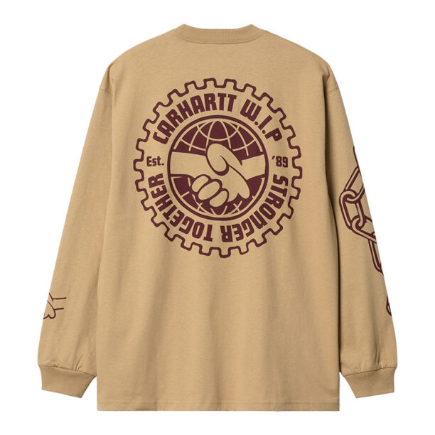 Carhartt WIP L/S Stronger T-Shirt Dusty H Brown preţ