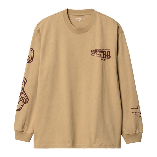 Carhartt WIP L/S Stronger T-Shirt Dusty H Brown