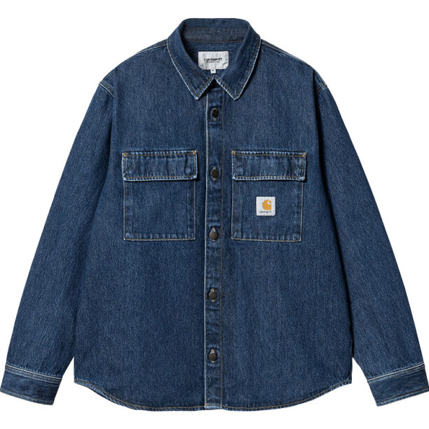 Carhartt WIP Manny Shirt Jac Blue Stone Washed