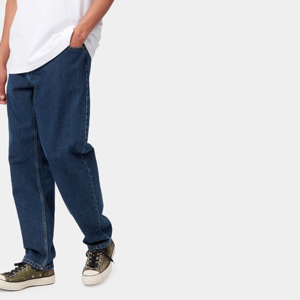 Cumpăra Carhartt WIP Newel Pant Blue (Stone Washed)