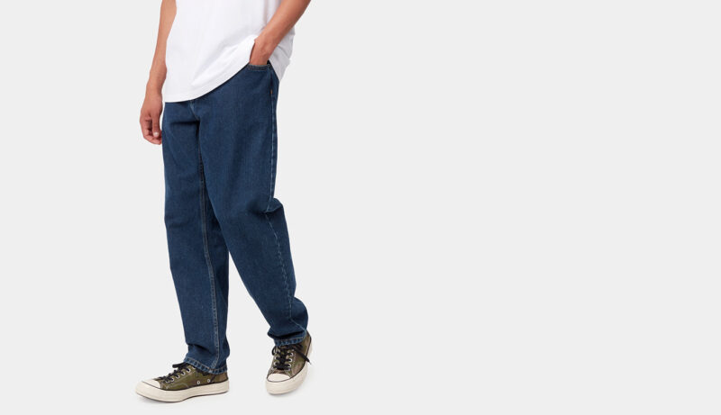 Cumpăra Carhartt WIP Newel Pant Blue (Stone Washed)