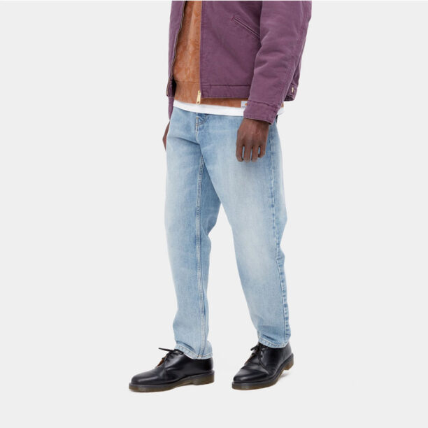 Preţ Carhartt WIP Newel Pant Blue (light used wash)