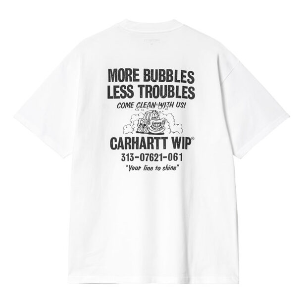 Carhartt WIP S/S Less Troubles T-Shirt White preţ