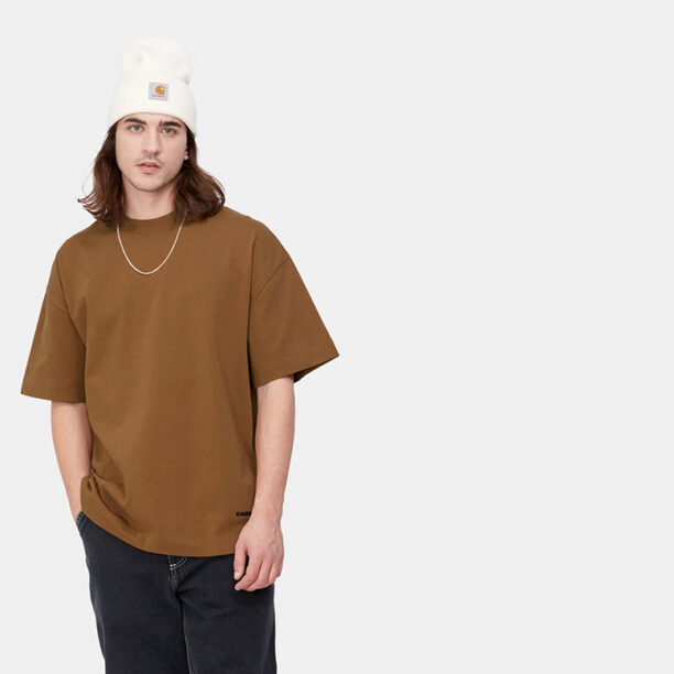 Cumpăra Carhartt WIP S/S Link Script T-Shirt Hamilton Brown