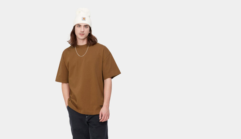 Cumpăra Carhartt WIP S/S Link Script T-Shirt Hamilton Brown