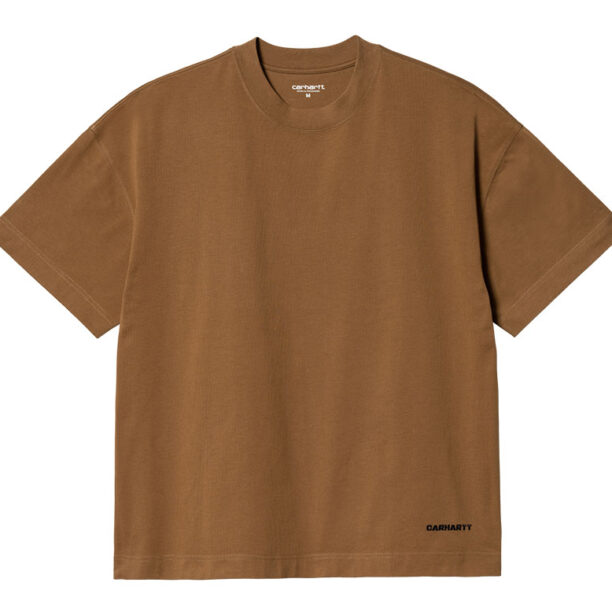 Carhartt WIP S/S Link Script T-Shirt Hamilton Brown